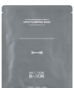 BABOR Doctor Cryo Plumping Mask, Refreshing and Nourishing Cloth Mask, Instant Moisture Boost for 24 Hours, Smoother and Plumper Skin, Vegan, Pack of 1