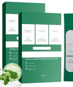 Centella Asiatica Bubble Face Mask, Centella Foam Facial Mask, Centella Bubble Facial Mask, Remove Black and Control Oil, Deeply Clean Facial (2)