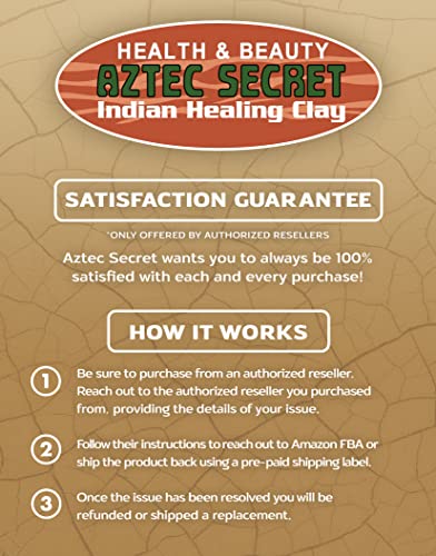 Aztec Secret– Indian Healing Clay 1 lb – Deep Pore Cleansing Facial & Body Mask – The Original 100% Natural Calcium Bentonite Clay – New Version 2 - Image 6