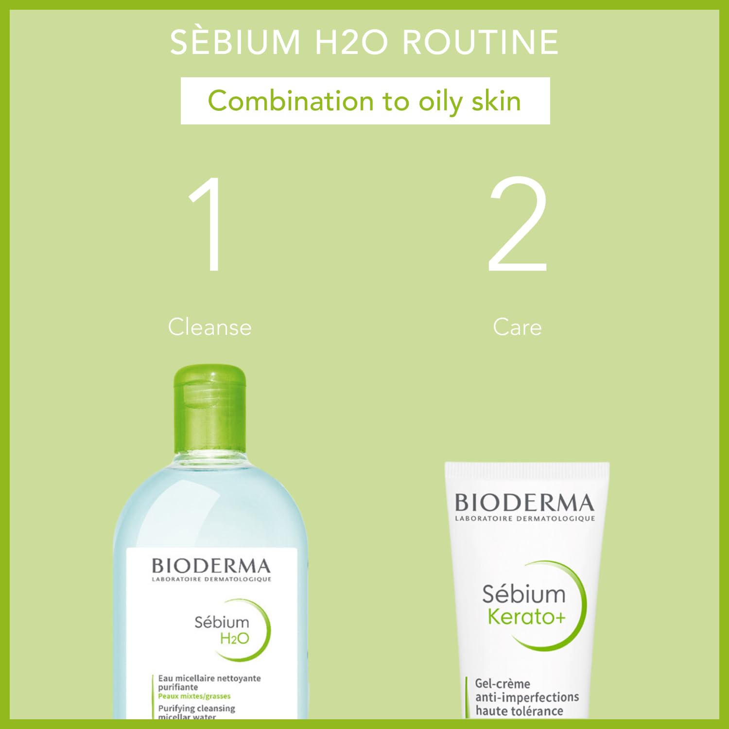 Bioderma - Sébium H2O - Micellar Water - Facial Cleanser and Makeup Remover - Face Cleanser for Combination to Oily Skin - Image 6