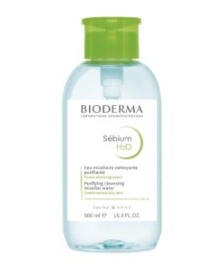 Bioderma - Sébium H2O - Micellar Water - Facial Cleanser and Makeup Remover - Face Cleanser for Combination to Oily Skin
