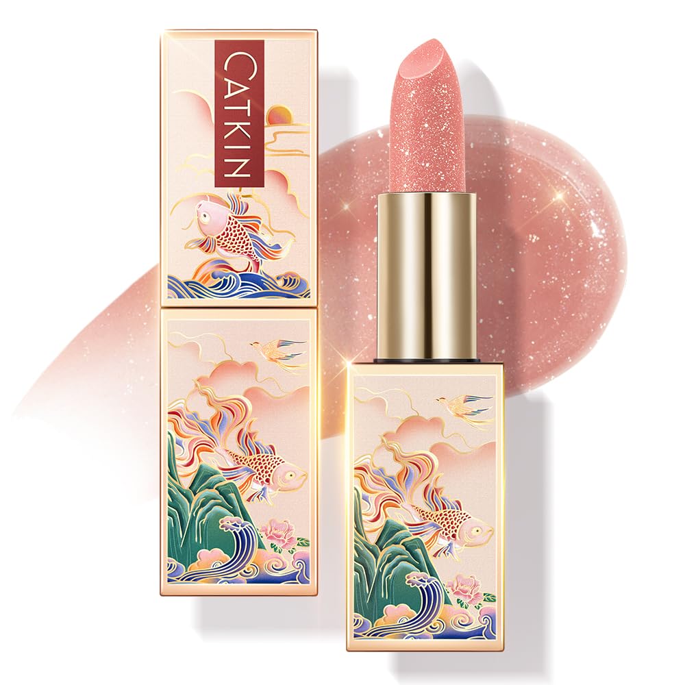 CATKIN Lip Balm Tinted Color Changing Lipstick Ultra Hydrating Lip Moistrurizer Lip Care with Vitamin E Nourishing For Cracked & Dry Lips 0.12 oz C04 Rainbow - Image 19