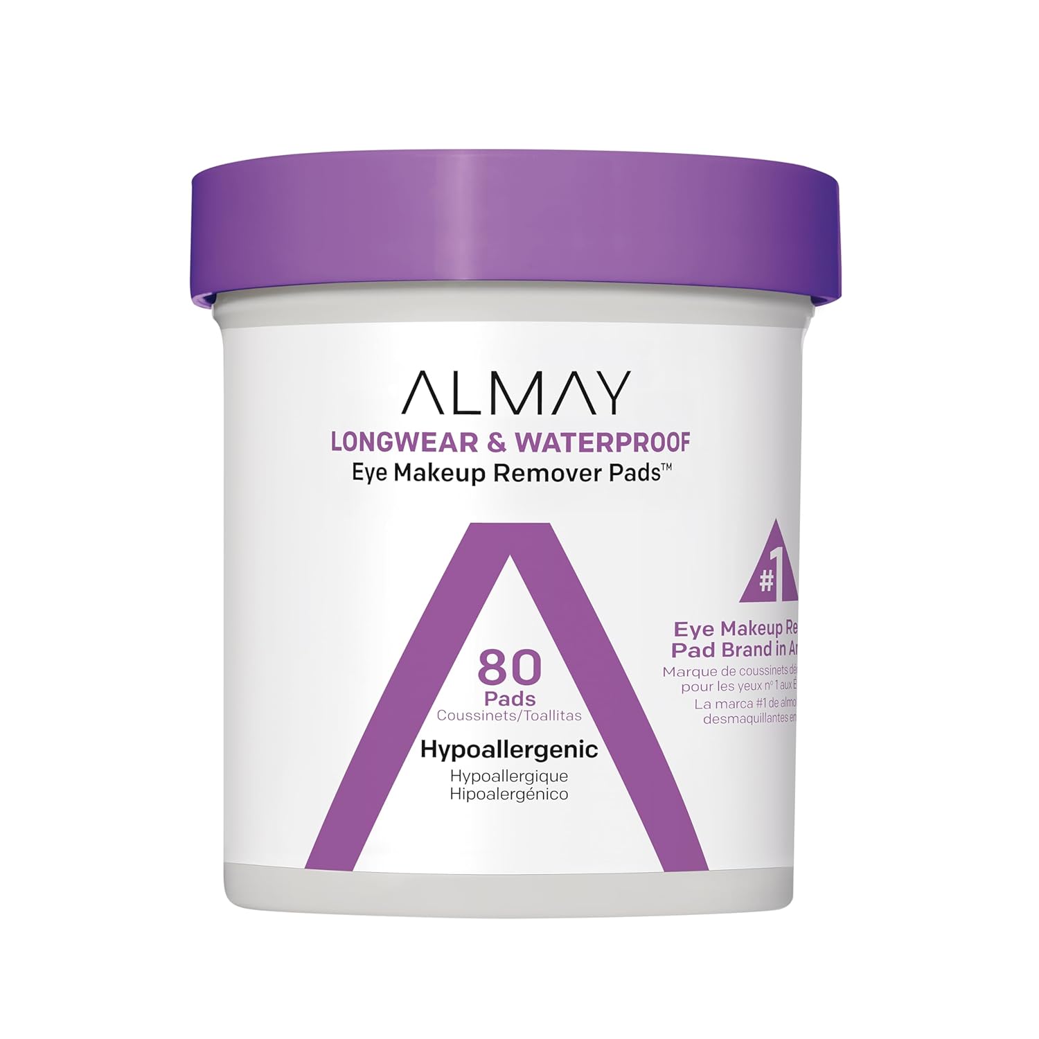 Almay Biodegradable Makeup Remover Pads, Longwear & Waterproof, Hypoallergenic, Fragrance-Free, Dermatologist & Ophthalmologist Tested, 120 count - Image 7