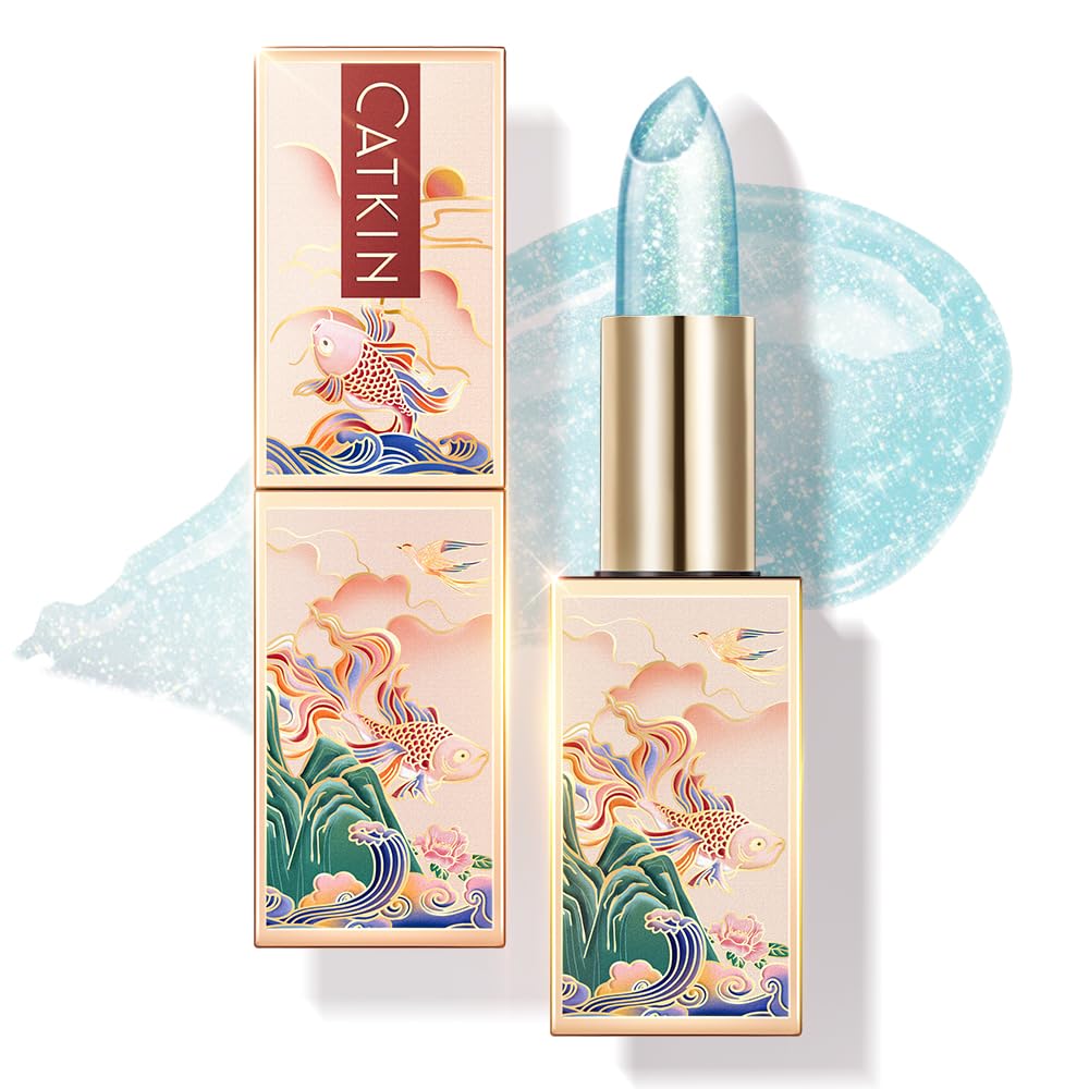 CATKIN Lip Balm Tinted Color Changing Lipstick Ultra Hydrating Lip Moistrurizer Lip Care with Vitamin E Nourishing For Cracked & Dry Lips 0.12 oz C04 Rainbow - Image 18