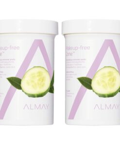 Almay Eye Makeup Remover Pads with Aloe, Oil Free, Hypoallergenic, Fragrance Free, Dermatologist & Ophthalmologist Tested, 8.8 oz, 120 Pads (Pack of 2) Packaging May Vary