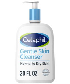 Cetaphil Face Wash, Hydrating Gentle Skin Cleanser for Dry to Normal Sensitive Skin, 20 oz, Fragrance Free, Soap Free and Non-Foaming