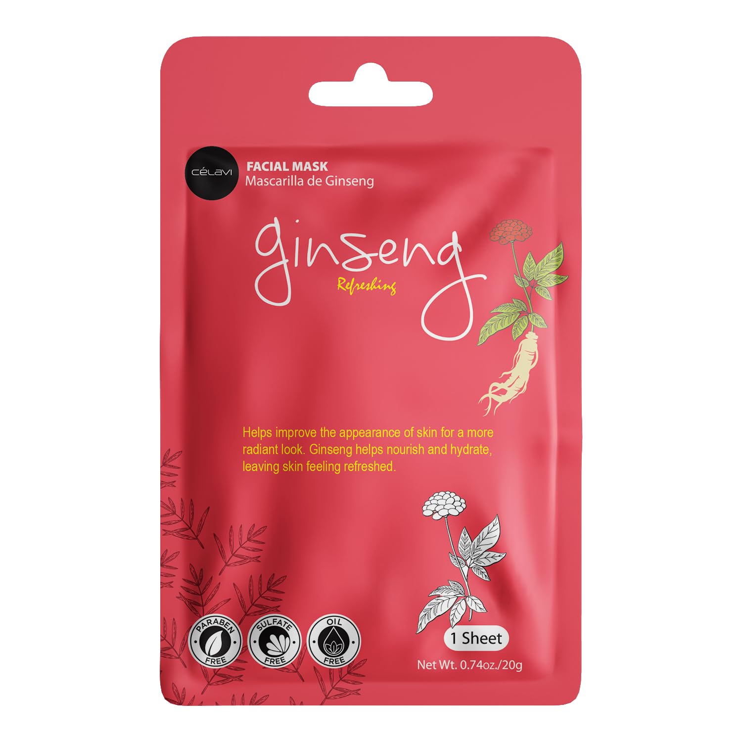 celavi Essence Facial Face Mask Paper Sheet Korea Skin Care Moisturizing 12 Pack (Mix - 2 of Each) - Image 5