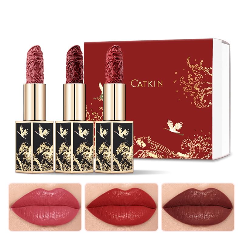 Catkin Moist Lipstick Hydrating High Impact Color Infused with Vitamin E and Avocado Oil Smooth Soft Texture Long Lasting Pink Glow Shimmer Finish 133 - Image 15