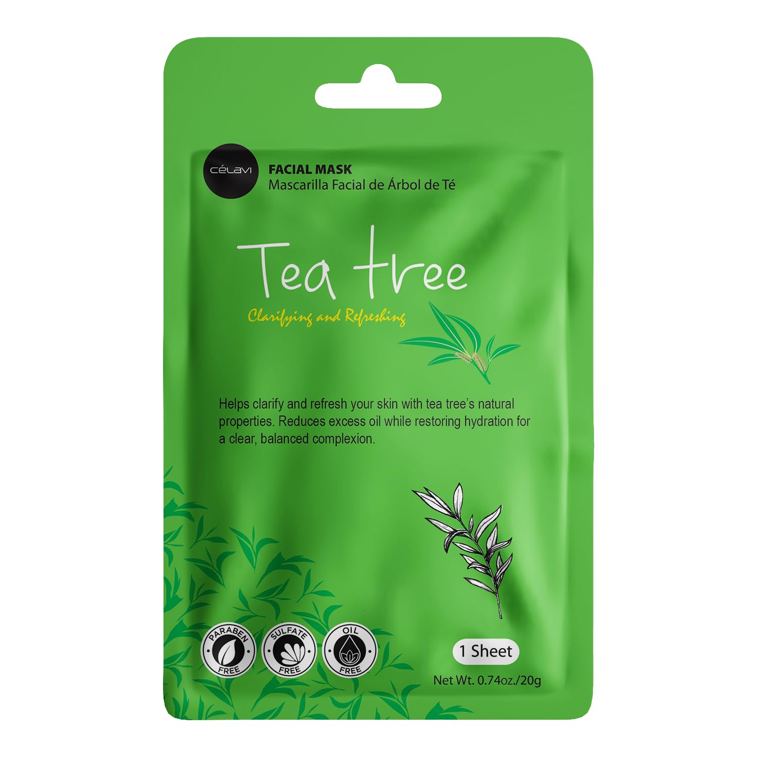 celavi Essence Facial Face Mask Paper Sheet Korea Skin Care Moisturizing 12 Pack (Mix - 2 of Each) - Image 2