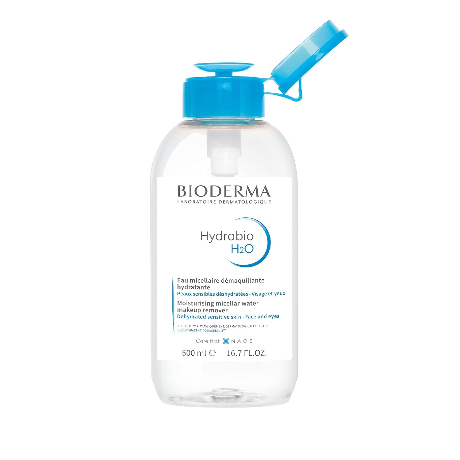 Bioderma - Hydrabio H2O Micellar Water - Face Cleanser and Makeup Remover - Micellar Cleansing Water for Dehydrated Sensitive Skin - Image 9