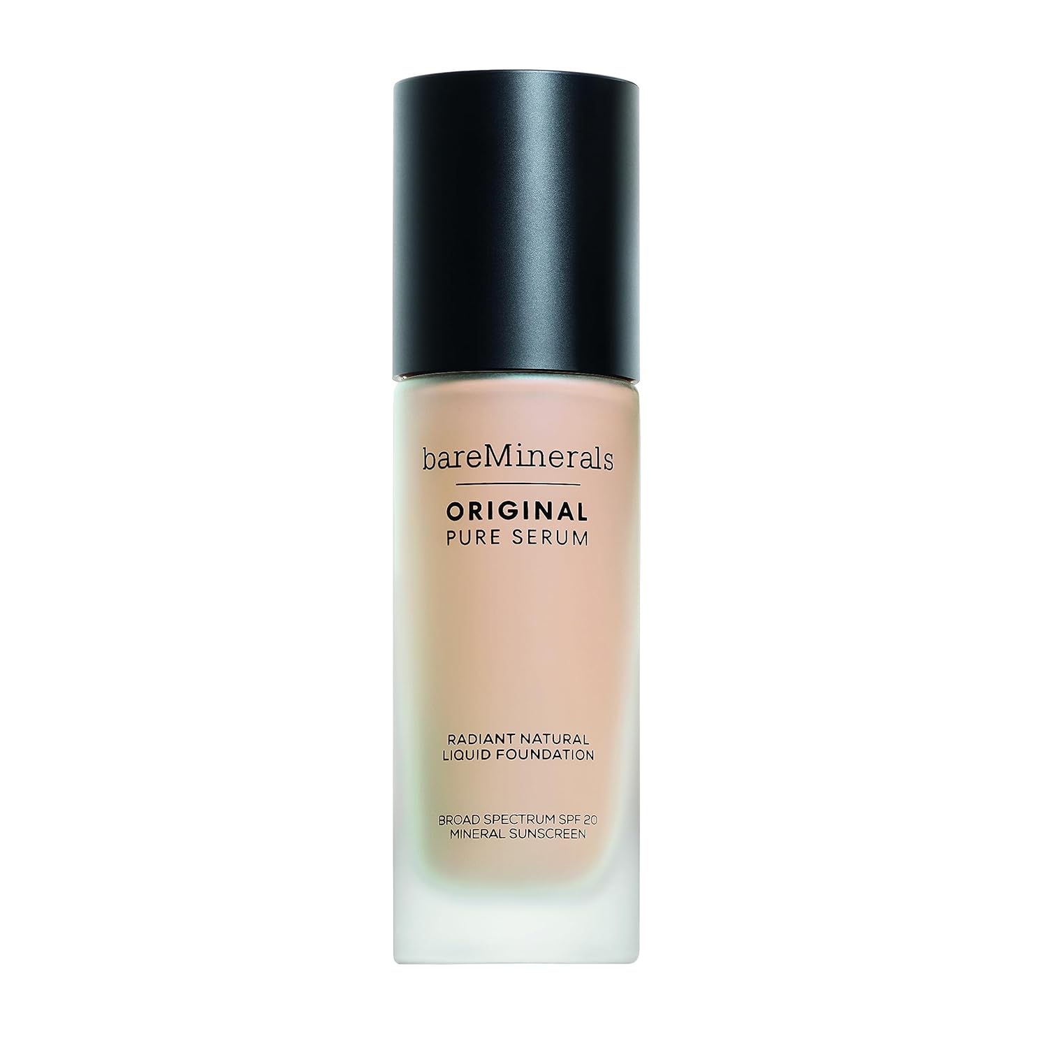 bareMinerals Original Pure Serum Radiant Natural Liquid Foundation Mineral SPF 20, Hydrating Skin Tint, Dewy Finish, Lightweight, Medium Coverage, Non-Comedogenic, Vegan - Image 10