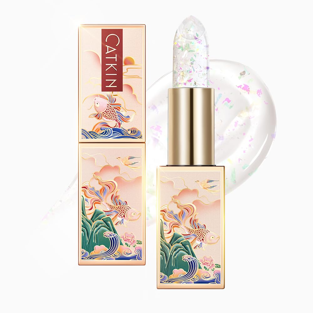 CATKIN Lip Balm Tinted Color Changing Lipstick Ultra Hydrating Lip Moistrurizer Lip Care with Vitamin E Nourishing For Cracked & Dry Lips 0.12 oz C04 Rainbow - Image 14