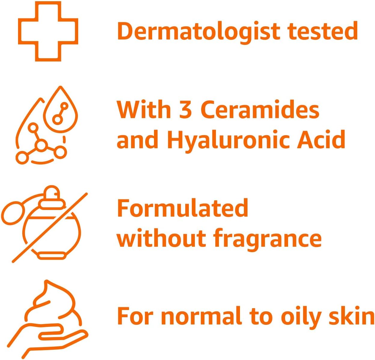 Amazon Basics Foaming Facial Cleanser with Ceramides & Hyaluronic Acid, Fragrance-Free, 12 Fl Oz, Pack of 1 - Image 3