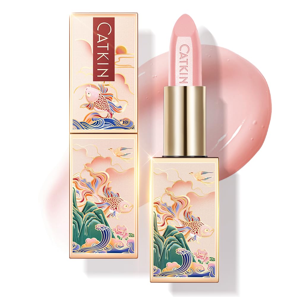 CATKIN Lip Balm Tinted Color Changing Lipstick Ultra Hydrating Lip Moistrurizer Lip Care with Vitamin E Nourishing For Cracked & Dry Lips 0.12 oz C04 Rainbow - Image 26
