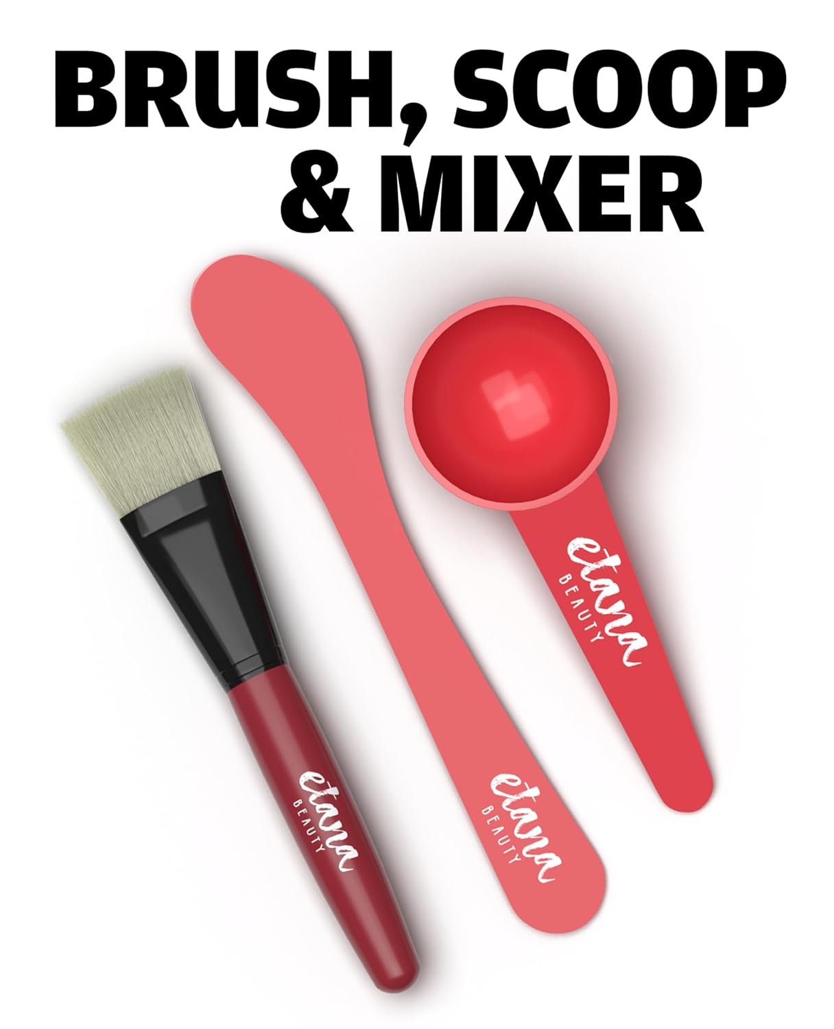 Aztec Secret Essential Indian Clay Mask Kit by Etana – 100% Natural Calcium Bentonite for Deep Pore Cleansing - Facial, Hair & Body Detox Set With Accessories - Image 3