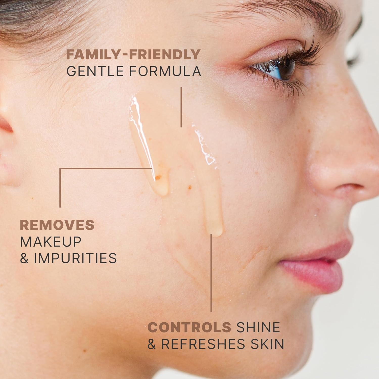 Beauty by Earth Clean Face Wash - USA Made with Organic & Natural Ingredients, Non-Toxic Facial Cleanser - Image 3