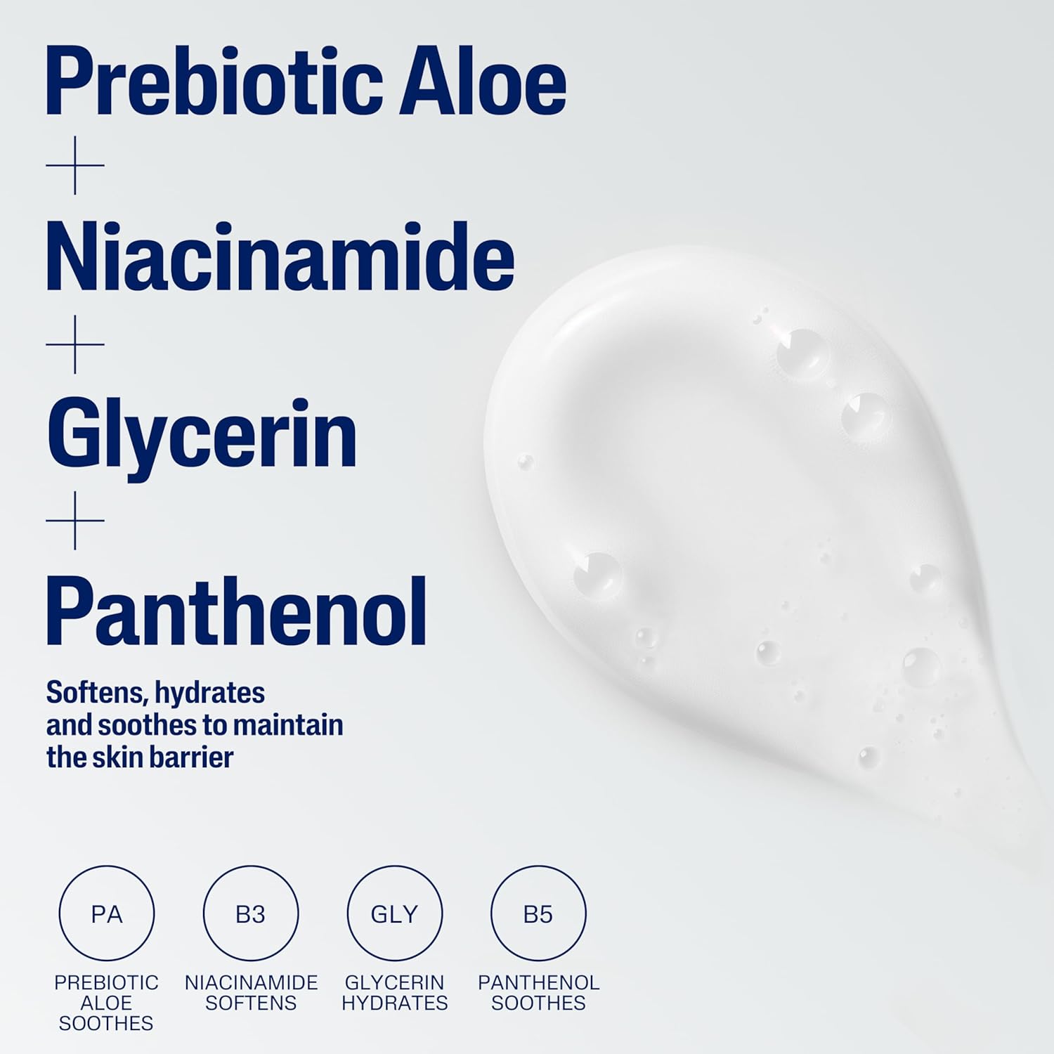 Cetaphil Cream to Foam Face Wash, Hydrating Foaming Cream Cleanser, 16 oz, For Normal to Dry, Sensitive Skin, with Soothing Prebiotic Aloe, Hypoallergenic, Fragrance Free - Image 6