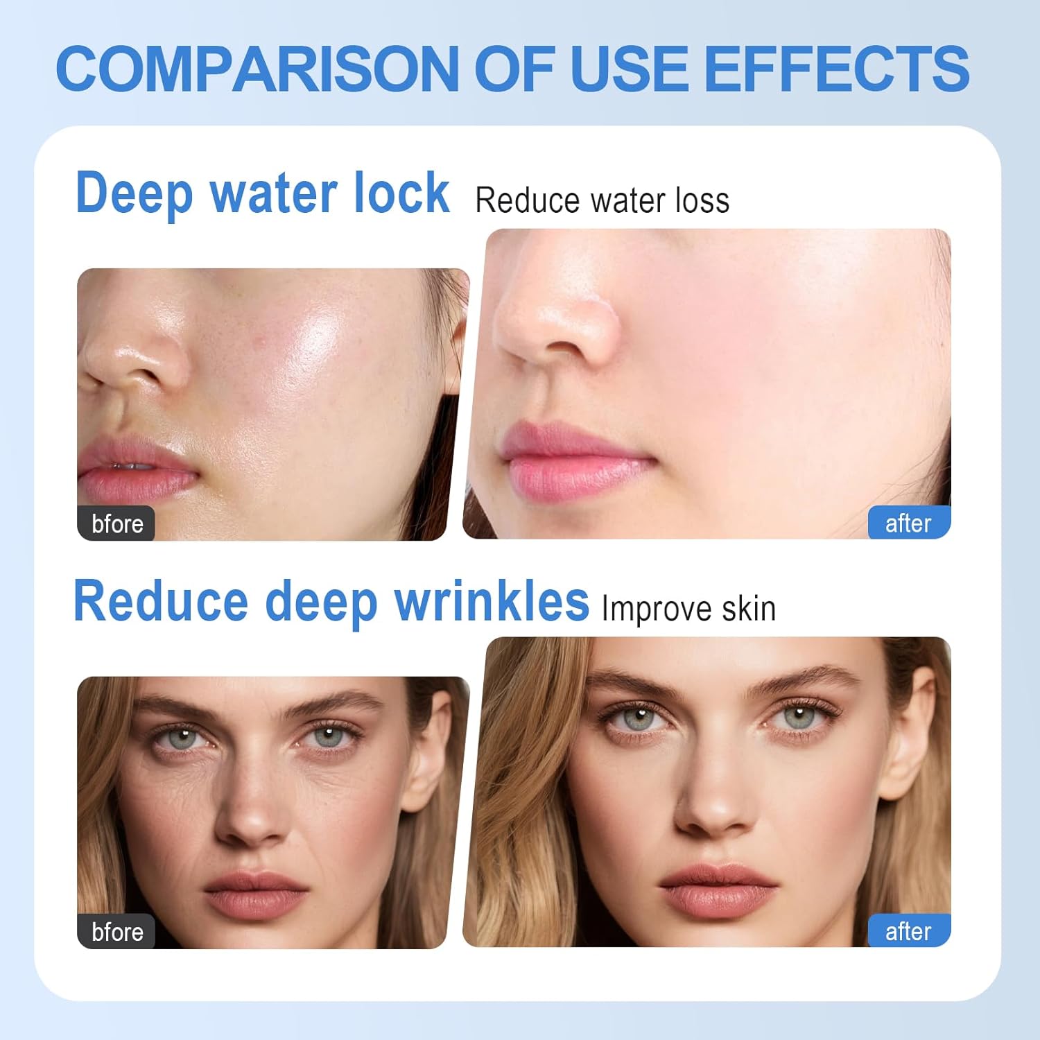 5 Packs Collagen Facial Mask, Deep Skincare Hydrating Face Masks, Beauty Skin Facial Masks, Moisturize Care Sheet Mask, Brighten skin tone, for All Skin Types - Image 5