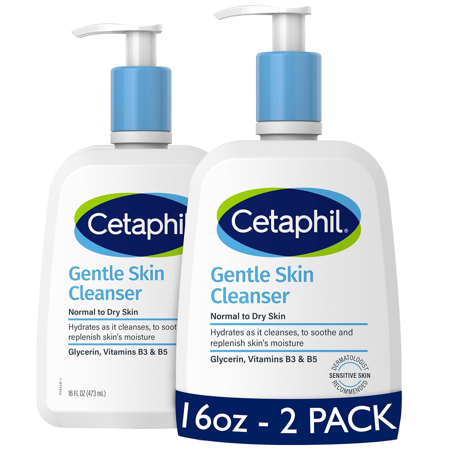 Cetaphil Face Wash, Hydrating Gentle Skin Cleanser for Dry to Normal Sensitive Skin, 4 oz 3 Pack, Fragrance Free, Soap Free and Non-Foaming - Image 9
