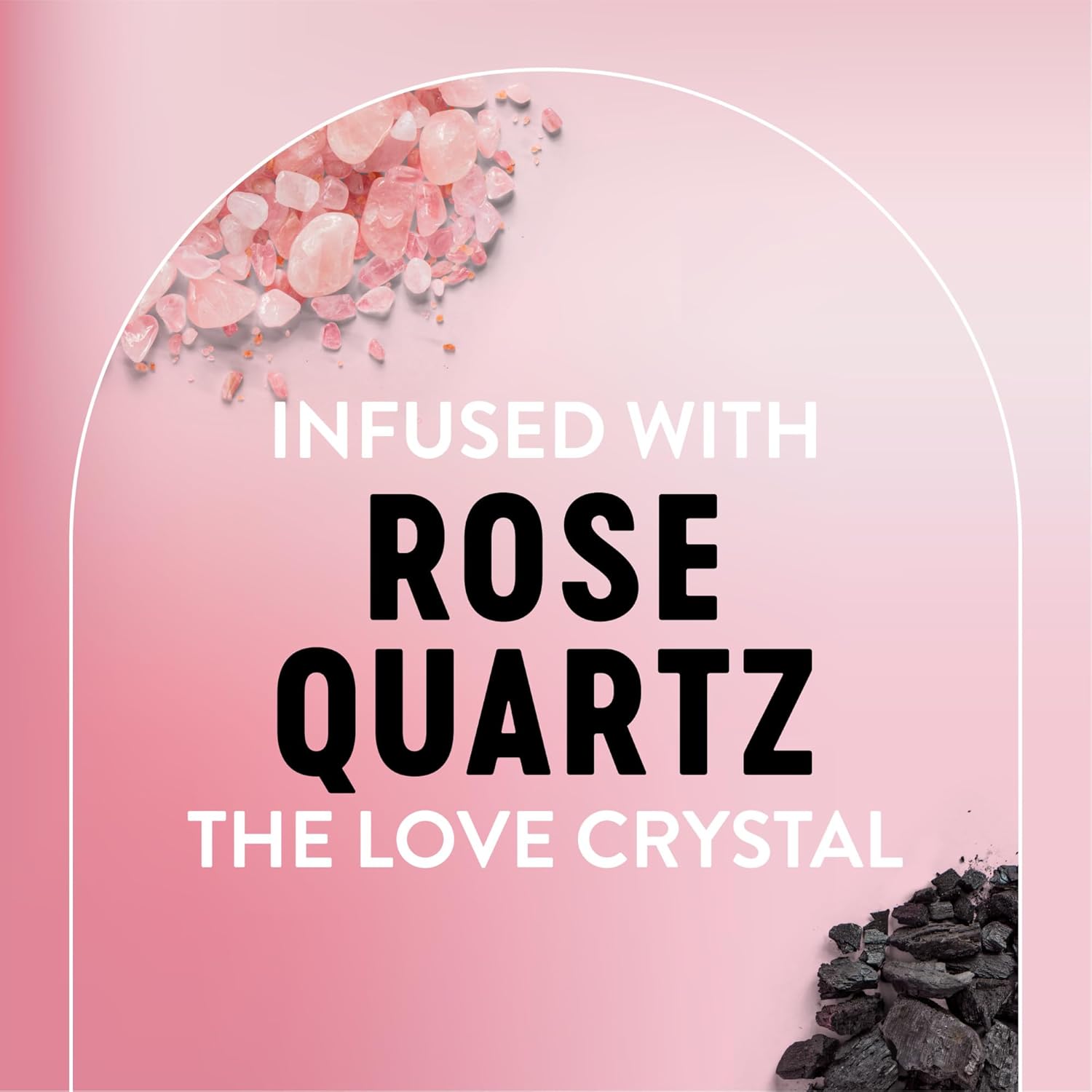 Bioré Rose Quartz + Charcoal Daily Purifying Cleanser, Oil Free Facial Cleanser Energizes Skin, Dermatologist Tested and Cruelty Free, 6.77 oz - Image 4