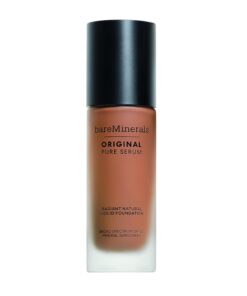 bareMinerals Original Pure Serum Radiant Natural Liquid Foundation Mineral SPF 20, Medium Deep Cool 4.5