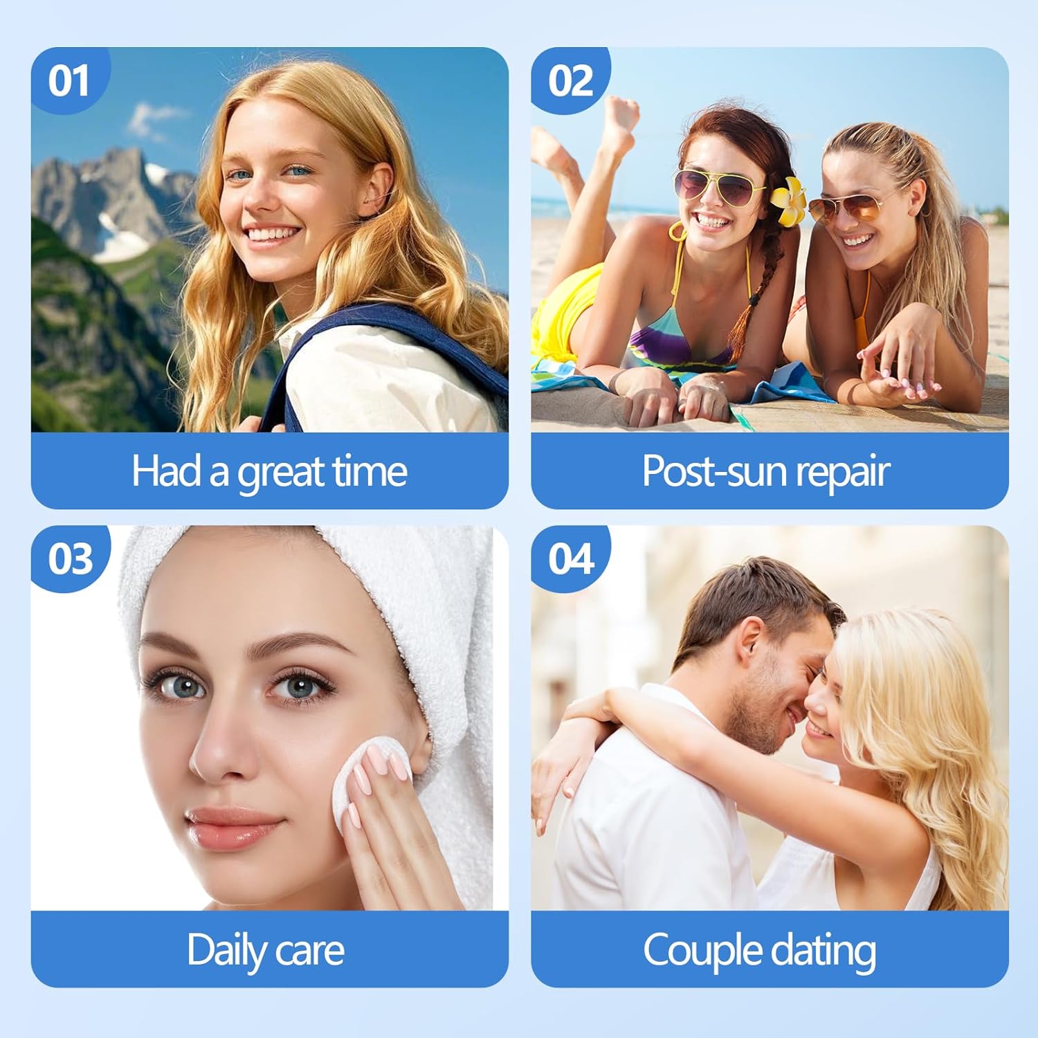 5 Packs Collagen Facial Mask, Deep Skincare Hydrating Face Masks, Beauty Skin Facial Masks, Moisturize Care Sheet Mask, Brighten skin tone, for All Skin Types - Image 6