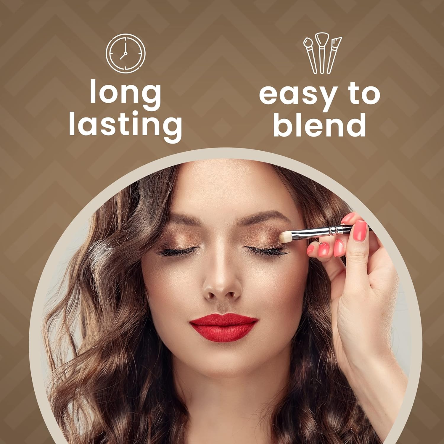 Ccolor Cosmetics - Matte Natural, 9-Color Eyeshadow Palette Matte Finish, Highly Pigmented Eye Shadow Makeup, Long-Wearing Eye Palette, Eye Makeup Kit with Easy-to-Blend Neutral Shades - Image 5