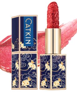 Catkin Moist Lipstick Hydrating High Impact Color Infused with Vitamin E and Avocado Oil Smooth Soft Texture Long Lasting Pink Glow Shimmer Finish 133