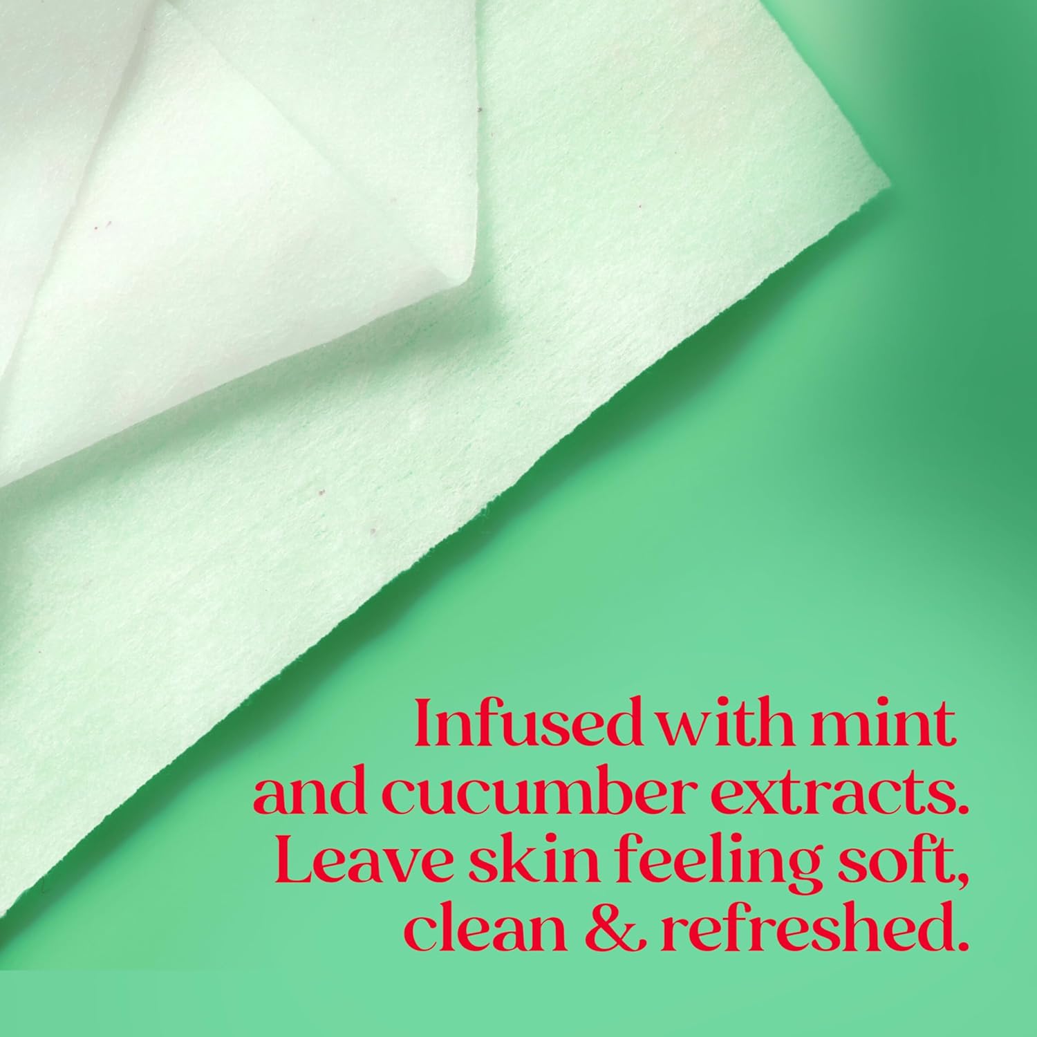 Burt's Bees Stocking Stuffers, Cucumber & Mint Face Wipes, for All Skin Types, Refreshing Makeup Remover & Facial Cleansing Towelettes, Skin Care Christmas Gifts, 30 Ct. (3-Pack) - Image 5