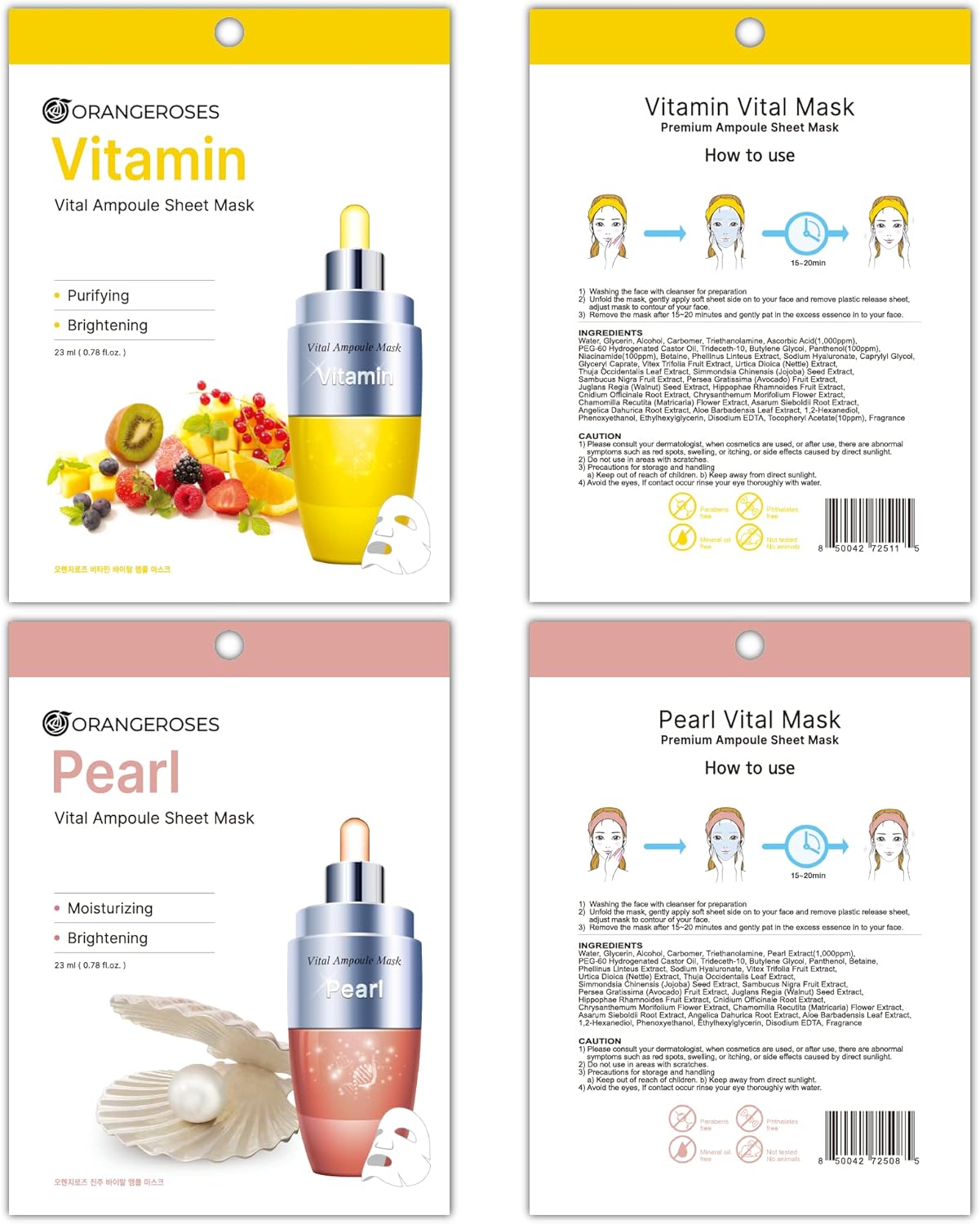 100 Combo Pack (10 x10 types), Full Face Facial Sheet Mask with Release Paper for Easy Application, Skincare Facial Mask for Women & Men - Image 4