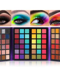 BestLand 72 Colors Ultra Secret Eyeshadow Palette, 4 in1 Color Board Matte Shimmer Glitter Nude Natural All In One Makeup Palette Blendable Pigmented Make Up Green Eye Shadow Pallet Gift Kit