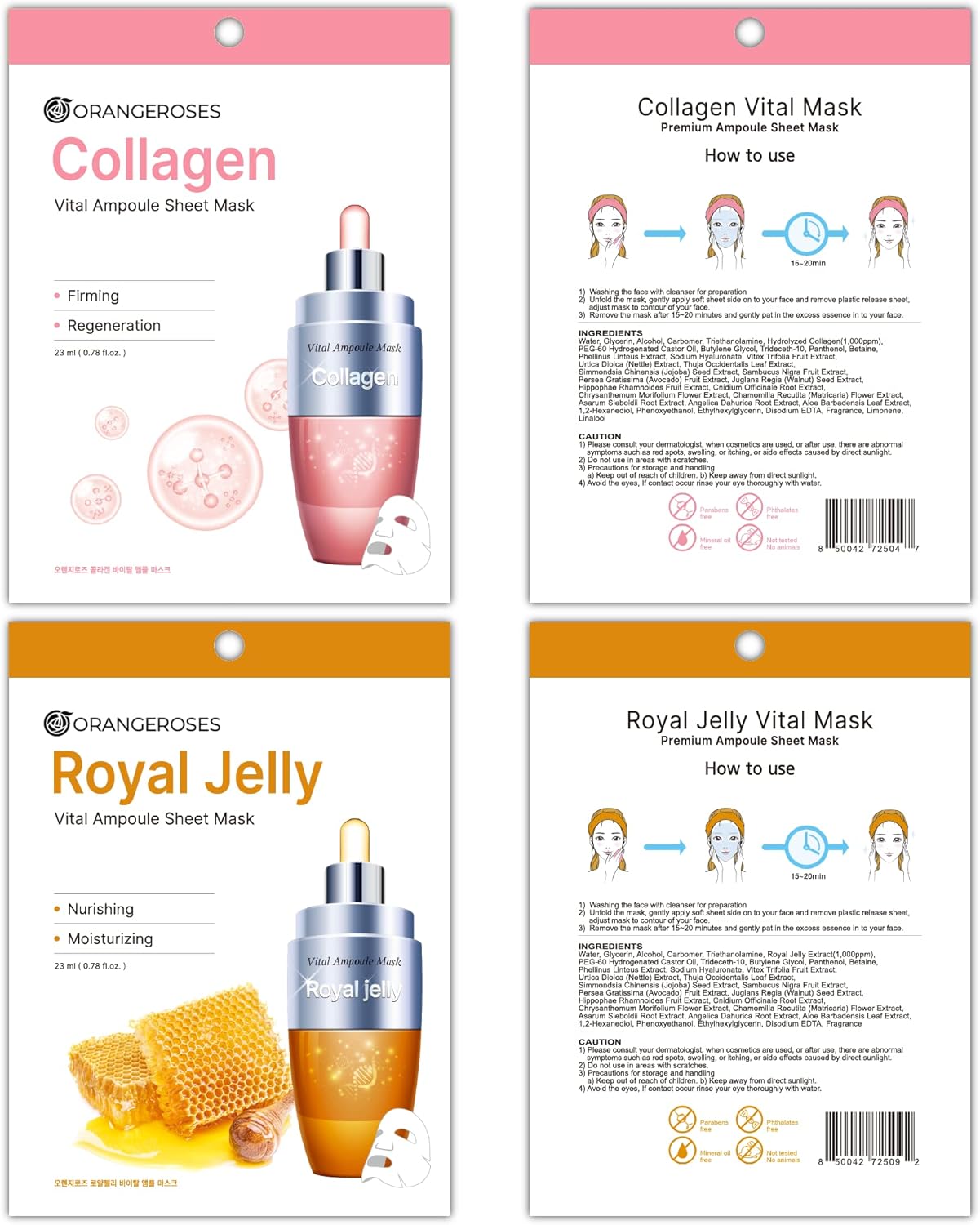 100 Combo Pack (10 x10 types), Full Face Facial Sheet Mask with Release Paper for Easy Application, Skincare Facial Mask for Women & Men - Image 3