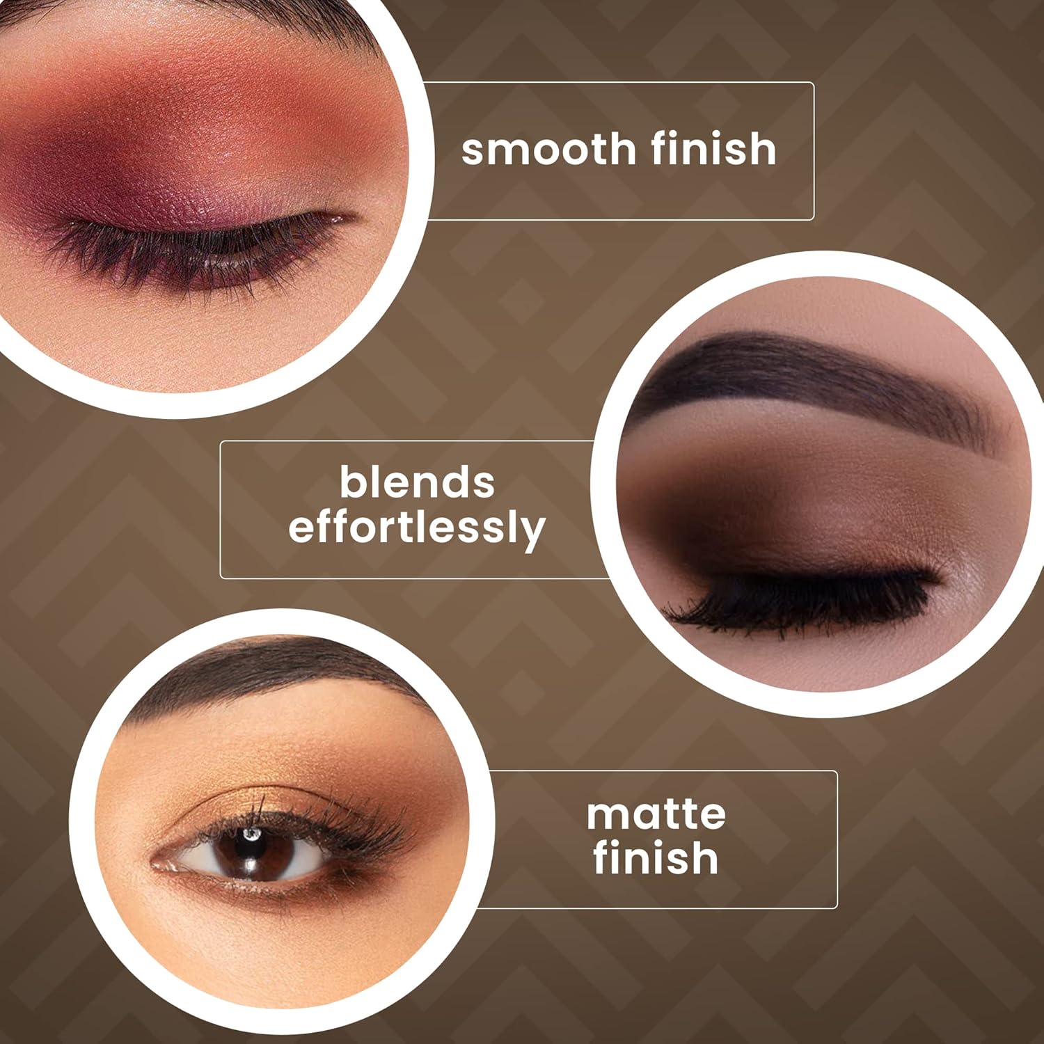 Ccolor Cosmetics - Matte Natural, 9-Color Eyeshadow Palette Matte Finish, Highly Pigmented Eye Shadow Makeup, Long-Wearing Eye Palette, Eye Makeup Kit with Easy-to-Blend Neutral Shades - Image 6