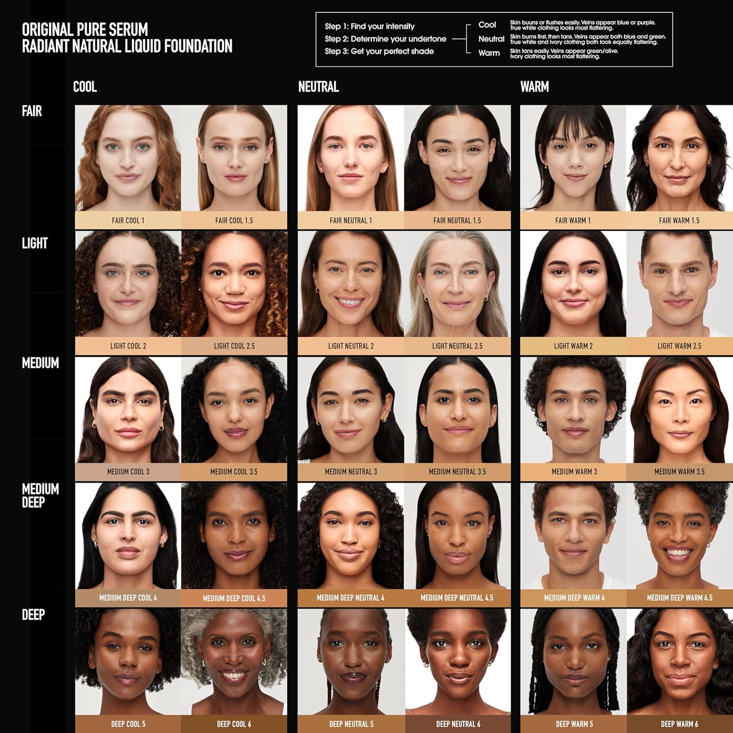 bareMinerals Original Pure Serum Radiant Natural Liquid Foundation Mineral SPF 20, Hydrating Skin Tint, Dewy Finish, Lightweight, Medium Coverage, Non-Comedogenic, Vegan - Image 5