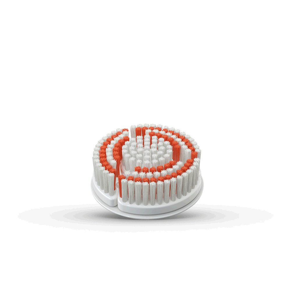 Body Exfoliator Brush Heads - 2 Pack - Image 2