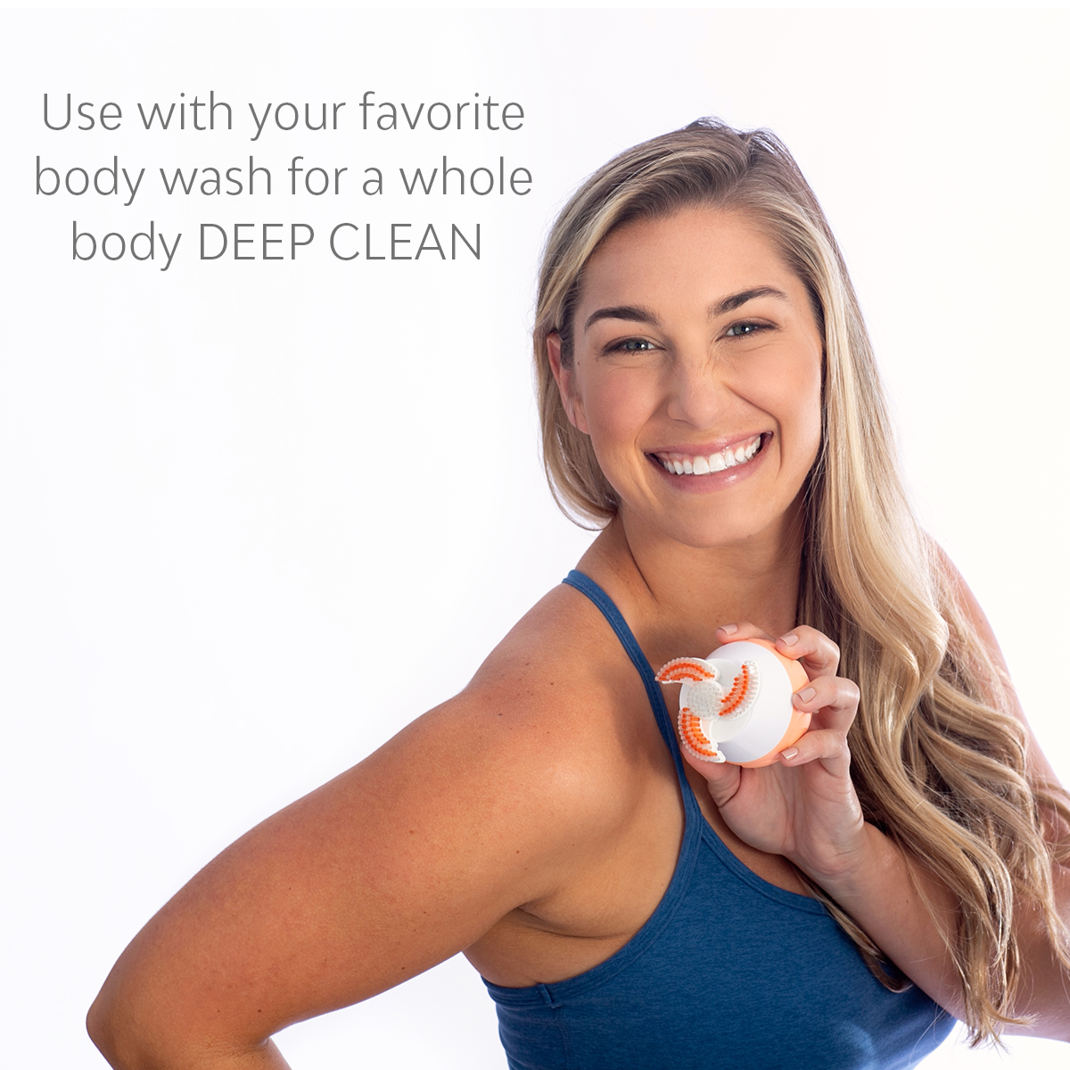 Body Exfoliator Brush Heads - 2 Pack - Image 3