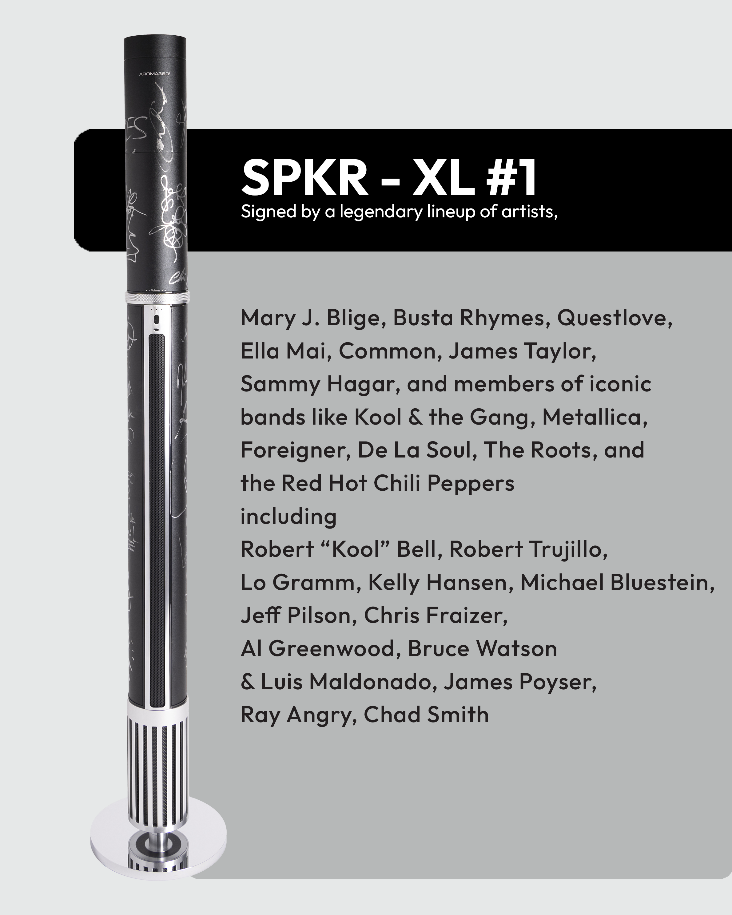 Autographed SPKR™ XL Scent Diffuser - Image 10